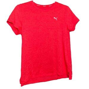 Puma Pink Small Tshirt Top Active Sport Workout Gym Shirts Short Sleeve Light Sm
